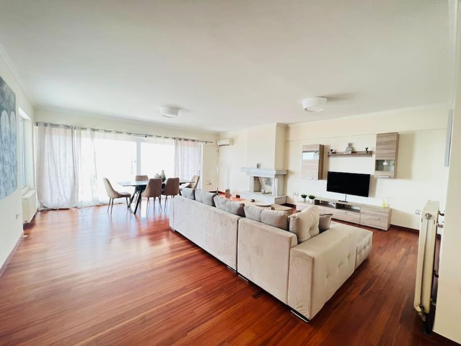 Apartmán Rare Seaview Penthouse In Paleo Faliro Atény Exteriér fotografie
